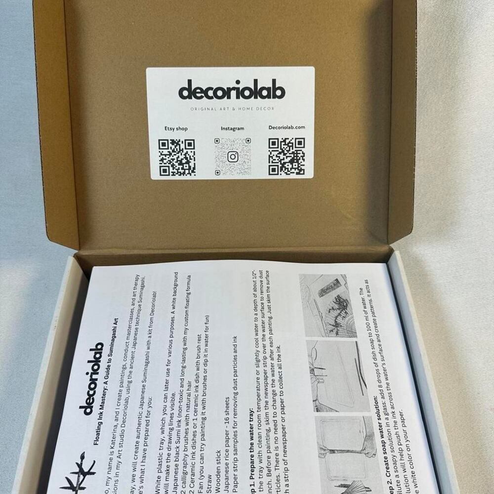 Decoriolab japanese paper craft kit